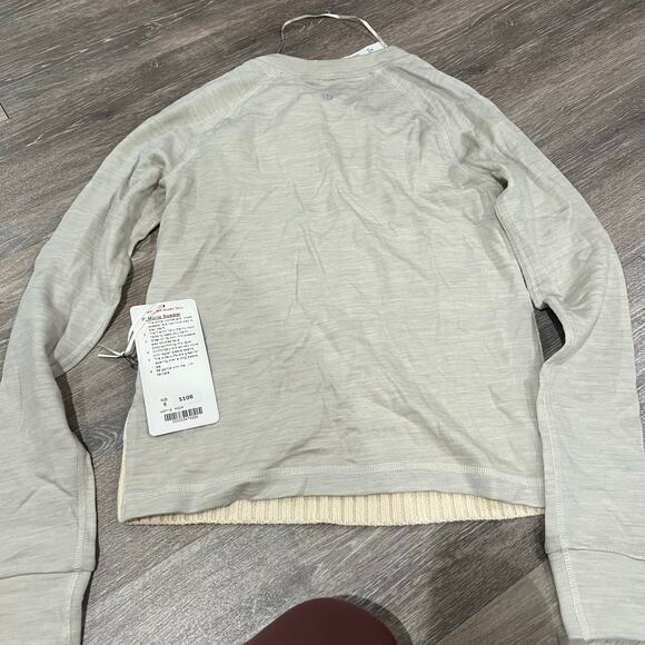 Lululemon Athletica St. Moritz Cable Knit Sweater Size 6 - Picture 4 of 6